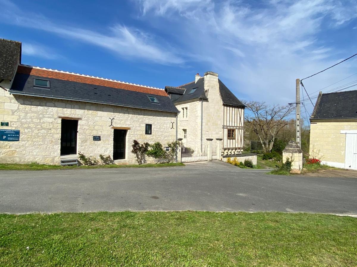 Studio Indre Climatise, La Halte De Cuze, Aux Abords De La Loire A Velo Huismes Luaran gambar
